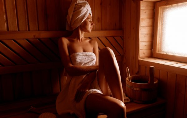 Žena v saune